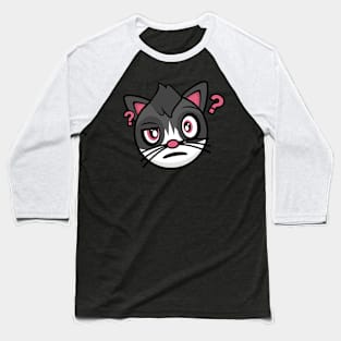 Confused Cat Amanda Baseball T-Shirt